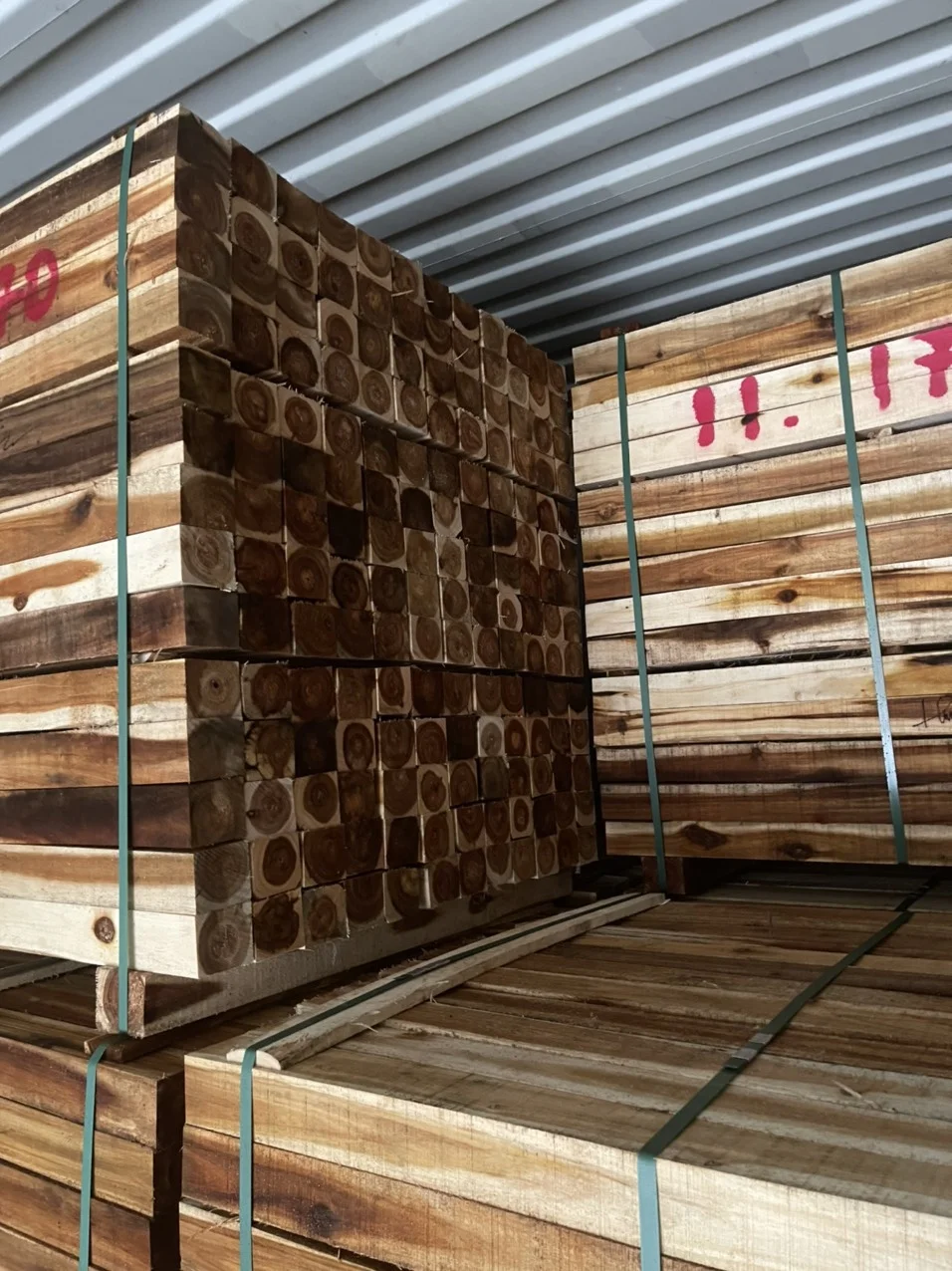 Acacia Sawn Timber for making pallets