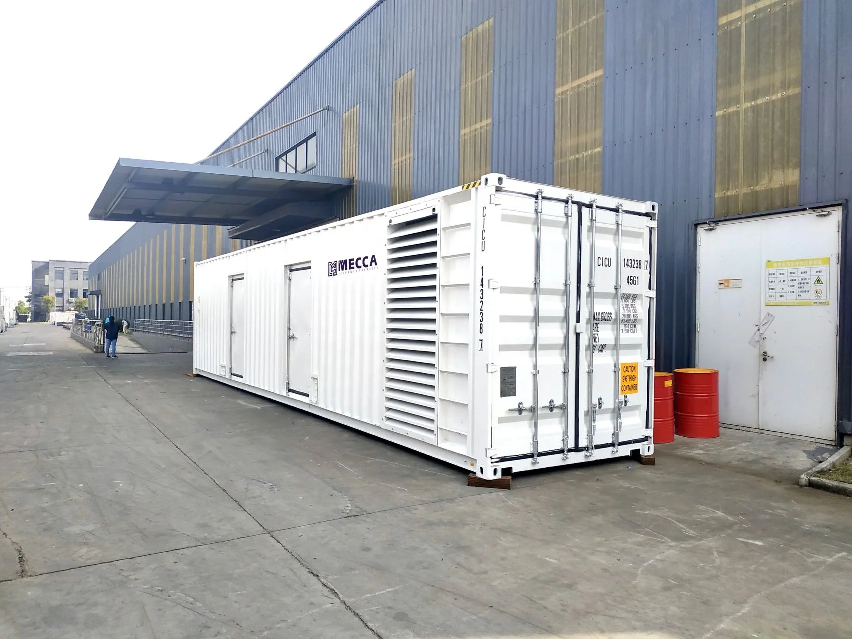 Container Gas Generator 1000Kw Deutz Engines Four-In-One Power Plant Natural Gas Generator