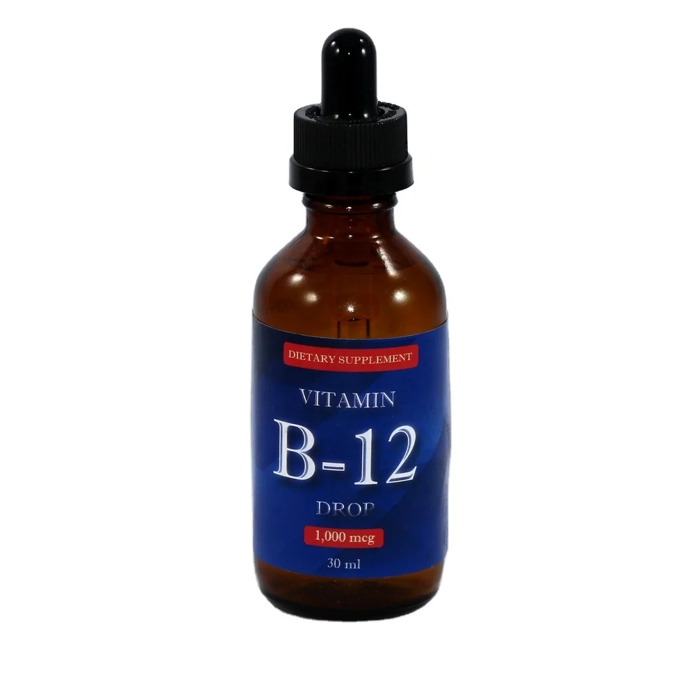 Adult Oral Liquid Vitamin B12 Sublingual Drops for Extra Energy Not for Newborns or Pregnant Women