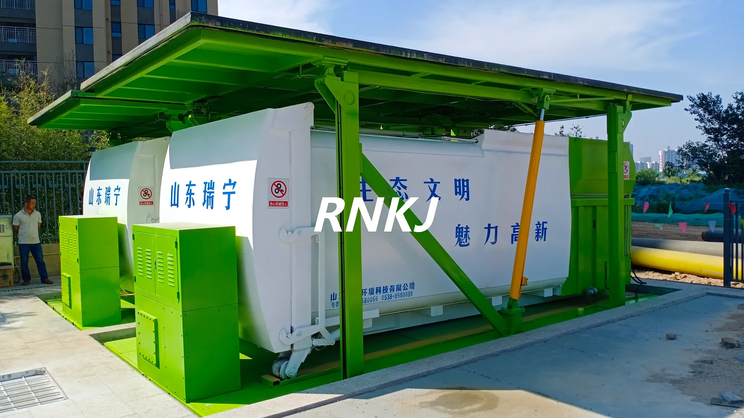 RNKJ Factory Supply Underground Rubbish System With Trash Containers Underground Garbage Receiver