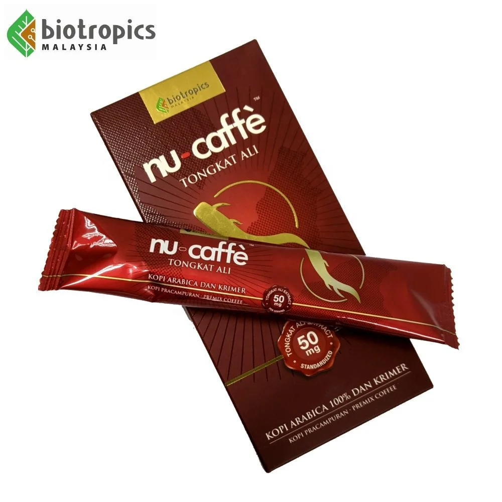 Премиум мгновенный кофе малазийский знаменитый Nu-Caffe Tongkat Ali для мужчин и