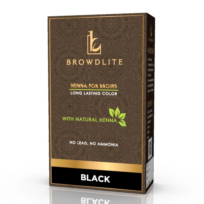 private label black color henna brow Browdlite makeup kit 15 shades box with good price eyebrow henna kits