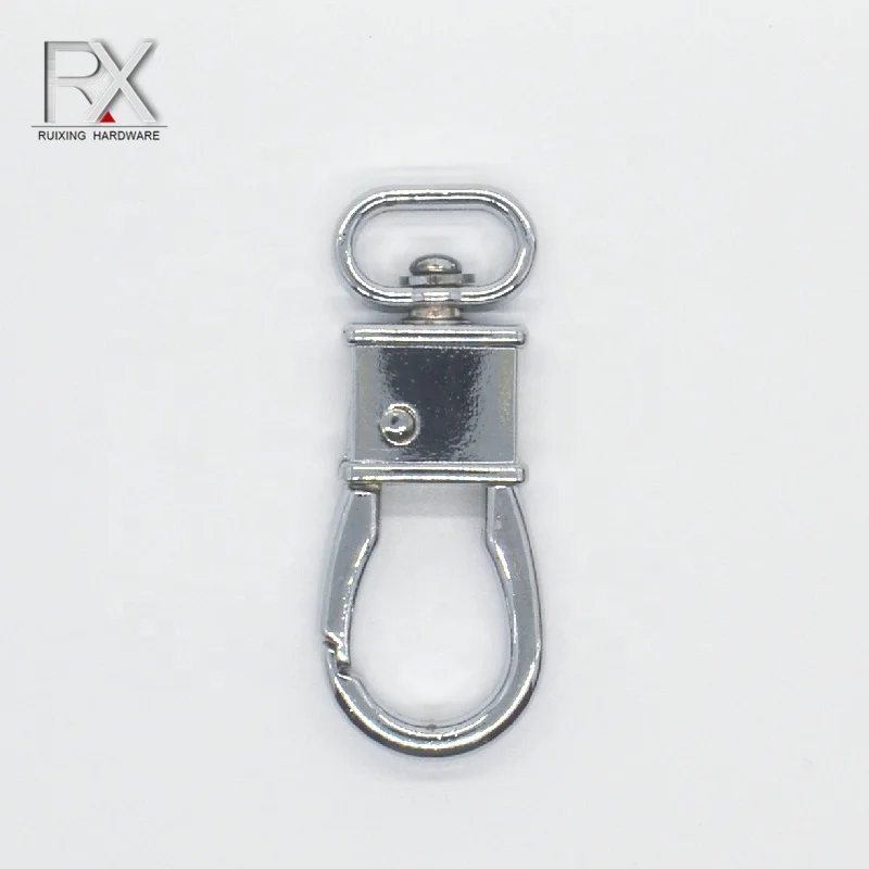Custom Bag Hardware Zinc Alloy Lobster clasp Snap Hook carabiner key chain swivel spring buckle for bag