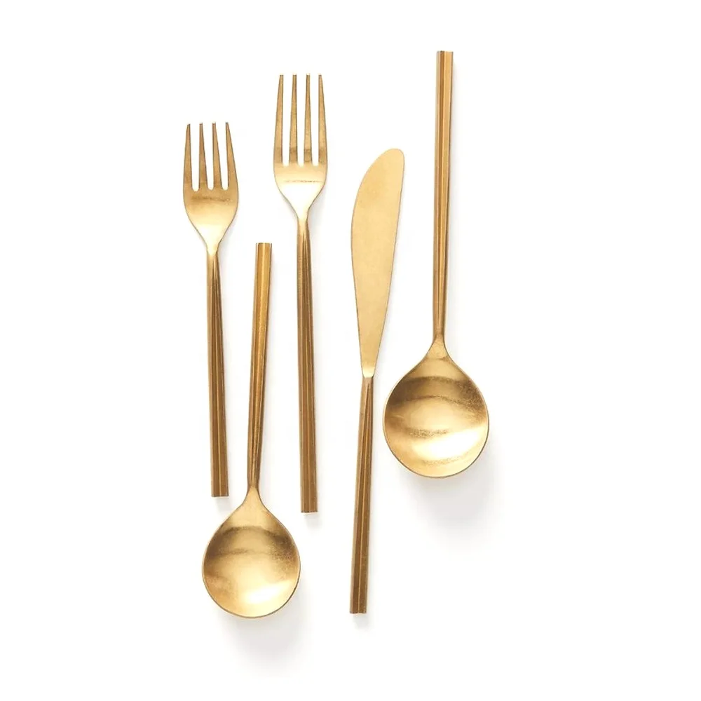 Набор серверов для салата из нержавеющей стали, роскошная тисненая ручка ручной работы, причудливая посуда для отелей и ресторанов