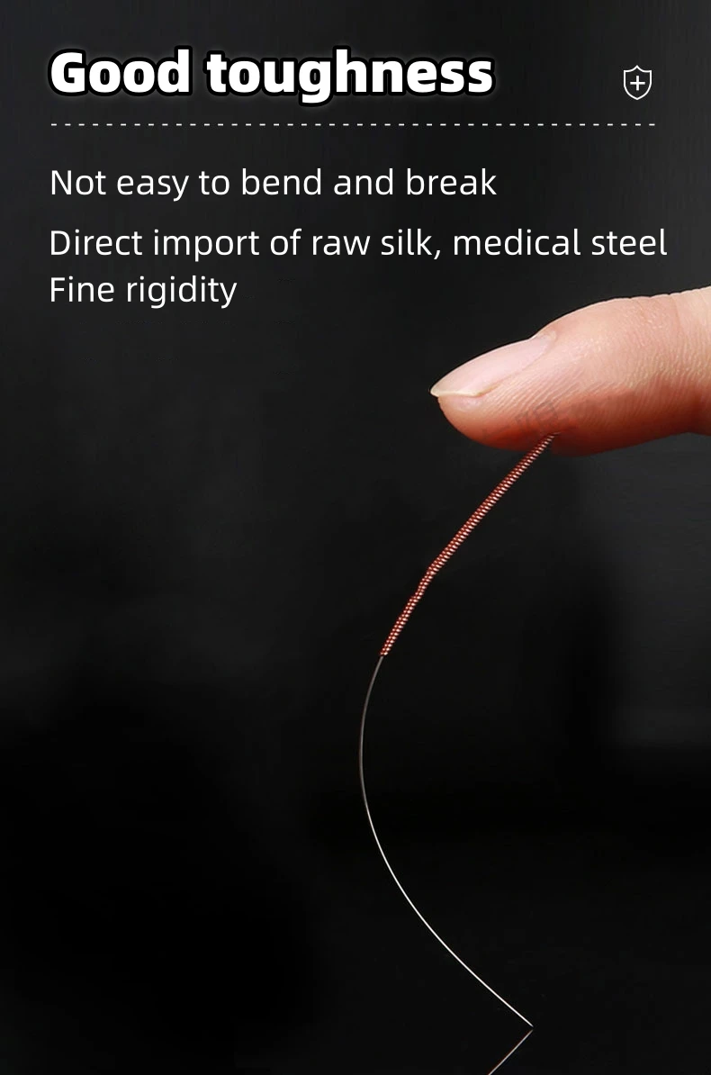 Painless China manufacturer Disposable Copper Handle Stainless Steel Wholesale Best Quality Acupuncture Dry Needle