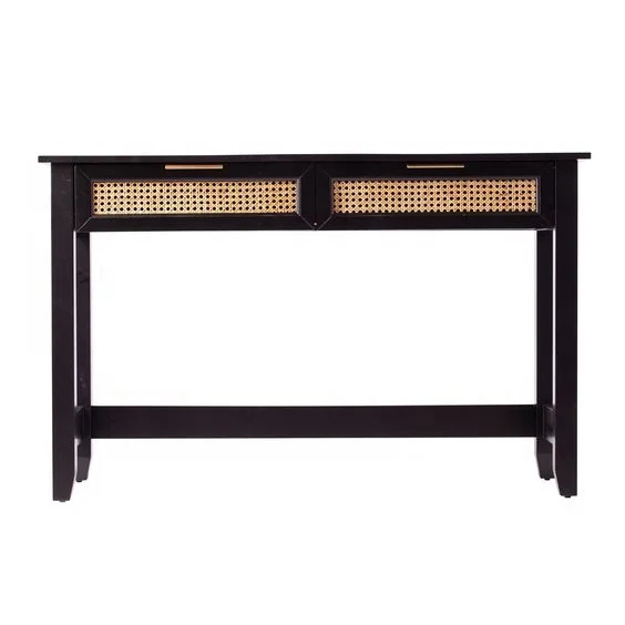 Best choice exotic design home decor items living room entry way rattan console table home furniture and decor from Viet Nam