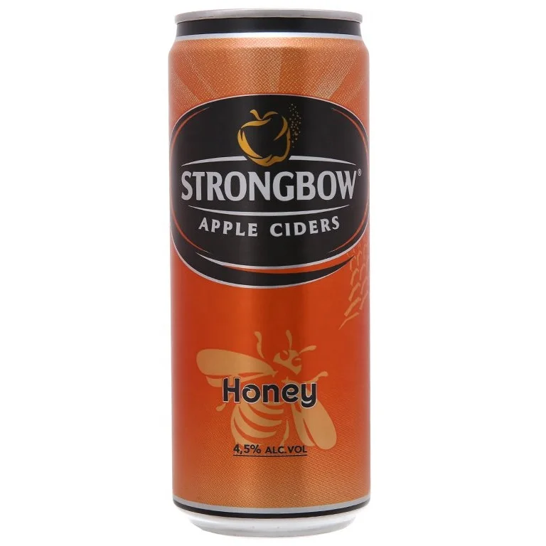 [HAMY.VN] STRONGBOW, вкус яблочного сидра, медовый, 330 мл
