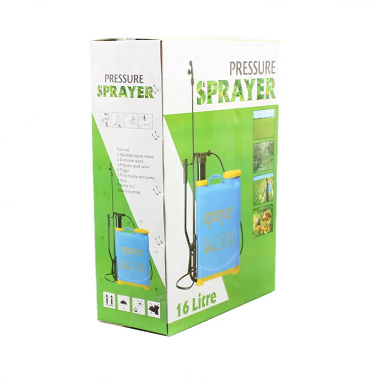 16L 16 L Ltr Liters Plastic Farming Agriculture Knapsack Backpack Manual Handheld Pressure Power Pump Hand Operated Sprayer