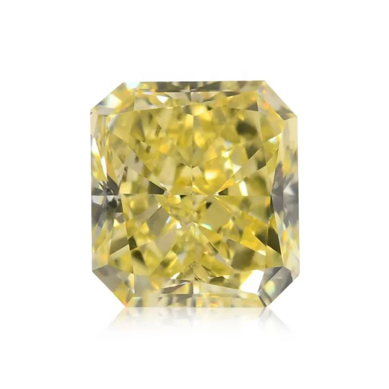 Wholesale Market New Trend  3.05 carat  Fancy Light Yellow Diamond Radiant Cut  Shape SI2 Clarity GIA Certifeid Diamonds