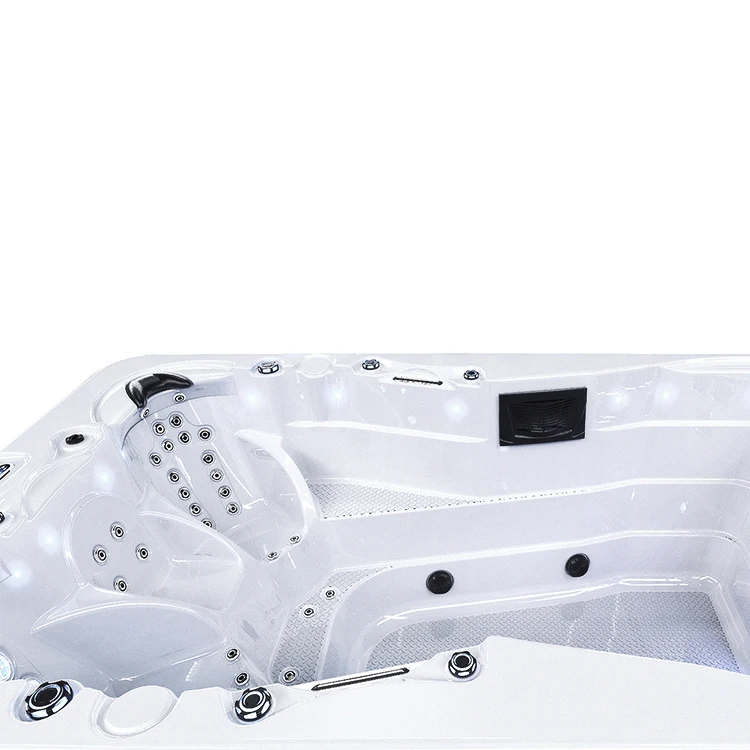 Family Funny Hydrotherapy Swim Spa Above Ground Endless Pool Spa Hot Tub Pool with 3 setas