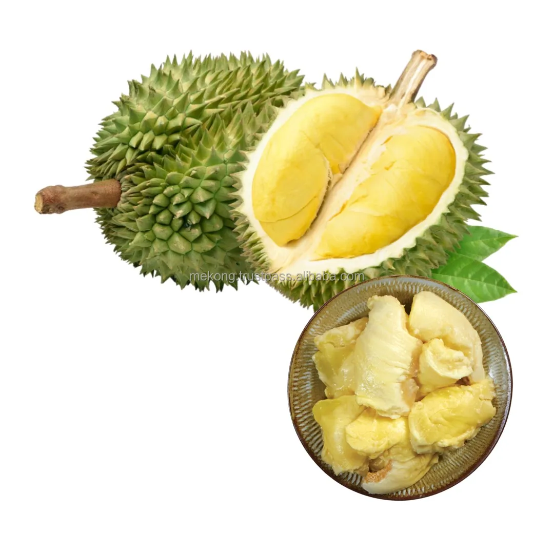 Hot Deal Cheap Bulk 100% Natural Sweet Frozen Pulp Durian Fruit Monthong Ready To Ship  Private Label Packaging Available