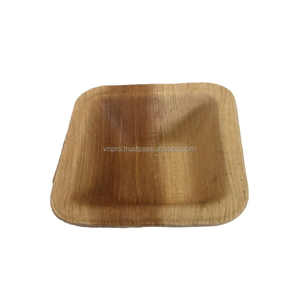 Vietnam Hot Product Amazon Premium Quality Disposable Bio-Degradable Areca Palm Leaf Sheath Plates and Bowls