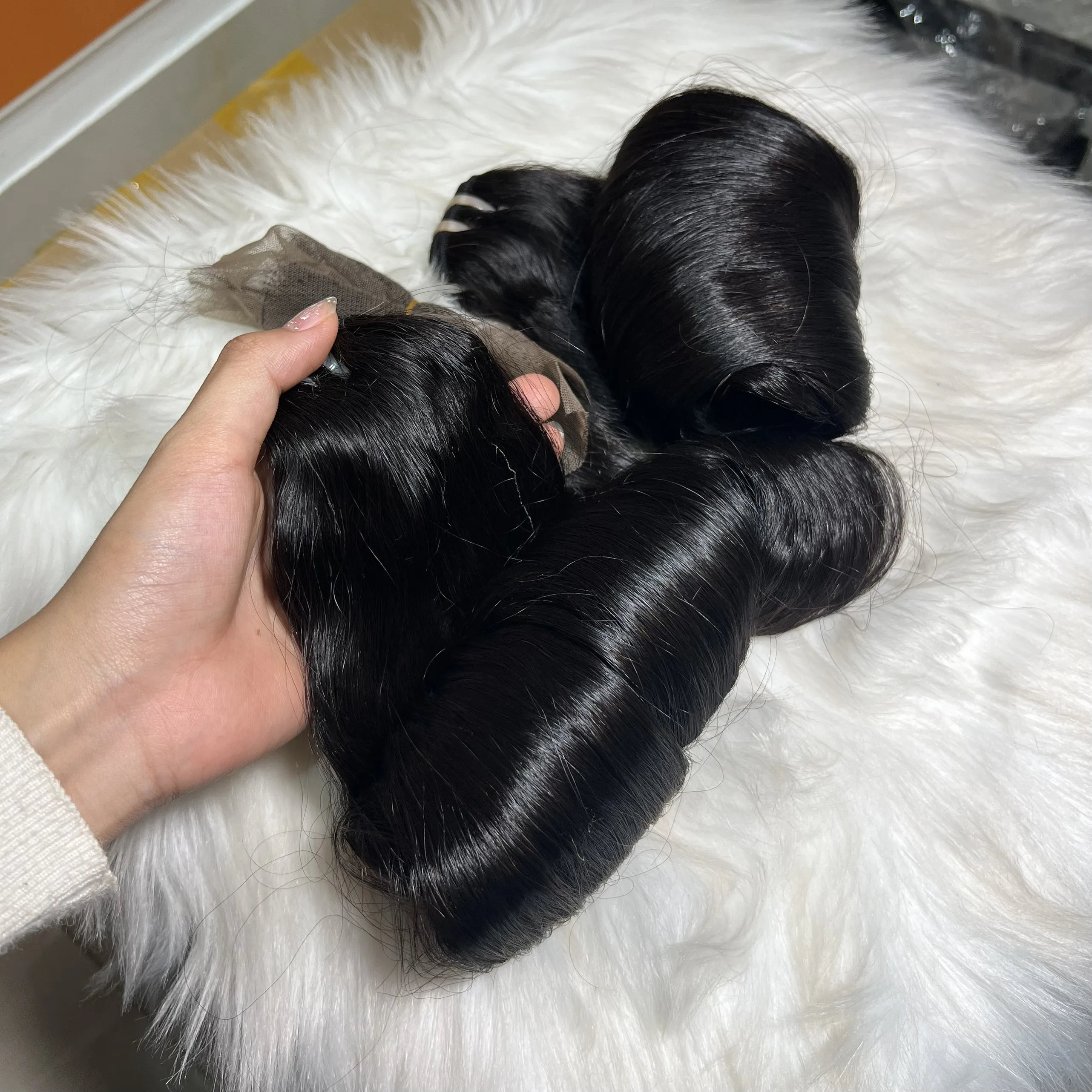 Multiple Wavy Curly Hair Vietnamese Top Hairstyles Hot Trending 2024 Cheap Price Wholesale