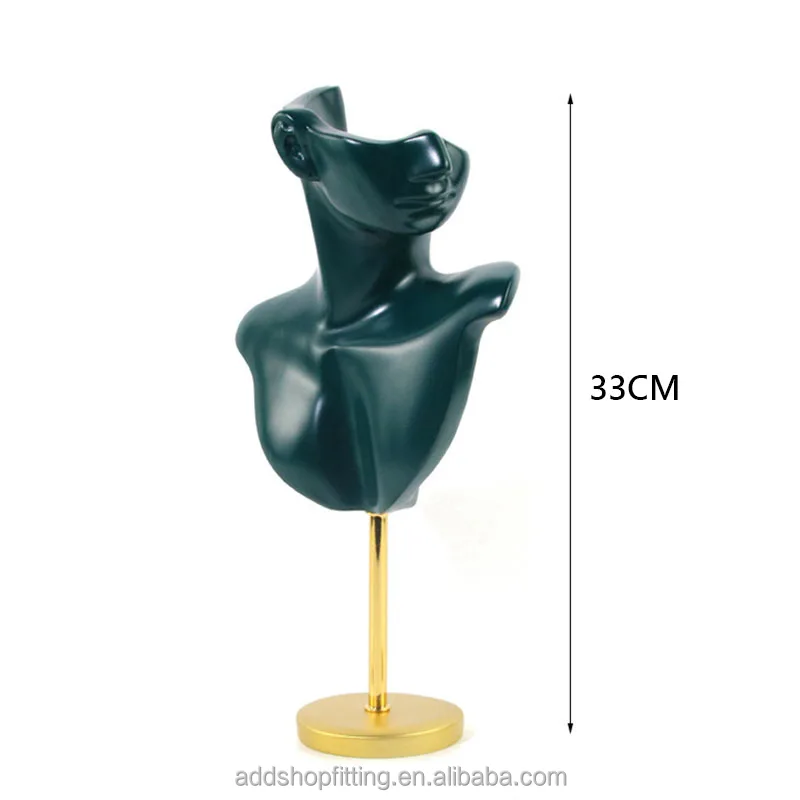 Modern necklace earring jewelry display stand for store