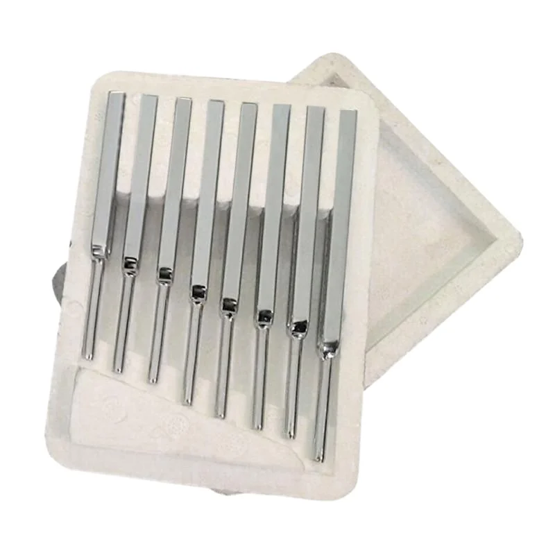 Hot Sale Aluminum Steel Material Delcolabs Tuning Fork Sets of 8 & 13 Sound Therapy Tuning Fork Balancing for Sound