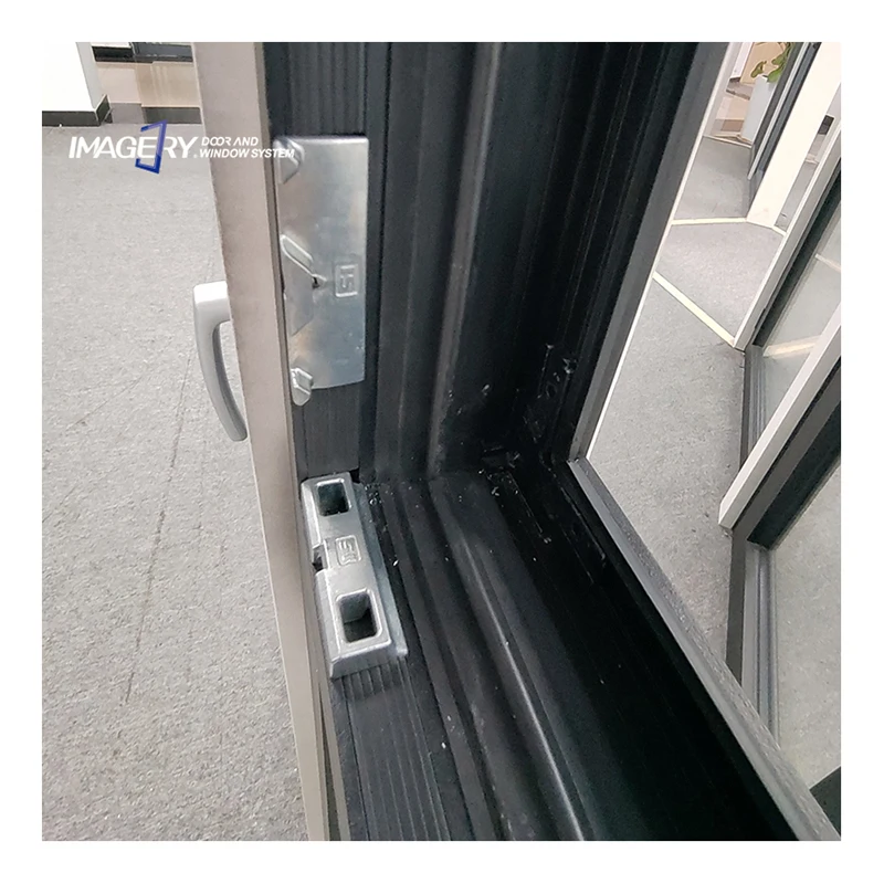 Universal Imagery Electric Power Aluminum Casement Windows Modern Chinese Design Style Remote Control Louver Curtains for House