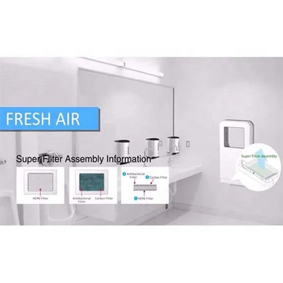 UL Public washroom Toilet ada compliant 1600W hand dryer high speed electric hand dryer HEPA filter anti bacterial