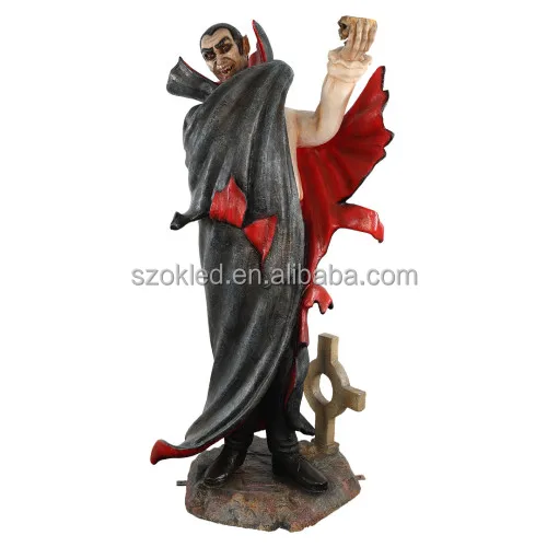 Dracula Graveyard Cross Mice Frankenstein Scary Nutcracker Black Haunted Archway Witch Archway Giant Pumpkin Scarecrow Happy