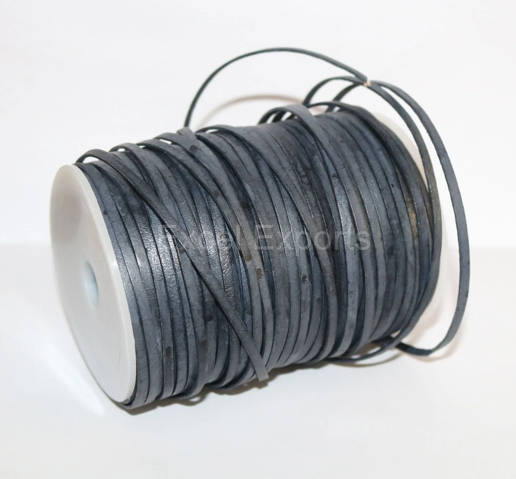 100% Genuine Leather Flat Leather Laces for DIY Necklace Bracelet DIY Jewelry Making, Braiding and Craft Works