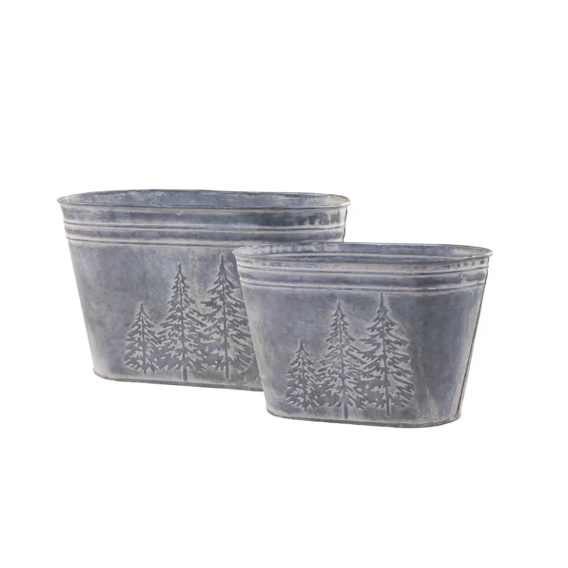 Customizable Premium Quality Metal Iron Christmas Planter Designative Decorative for Home Room Garden for Nursery Flower Pot