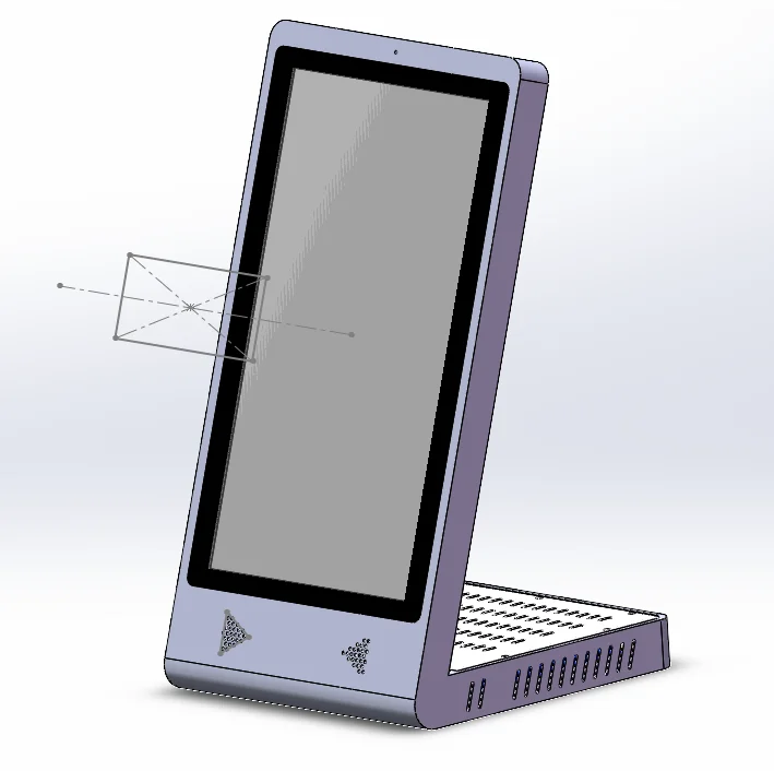 all in one computers 14inch 17.3inch 21.5inch customized L shape all in one desktop computer with camera