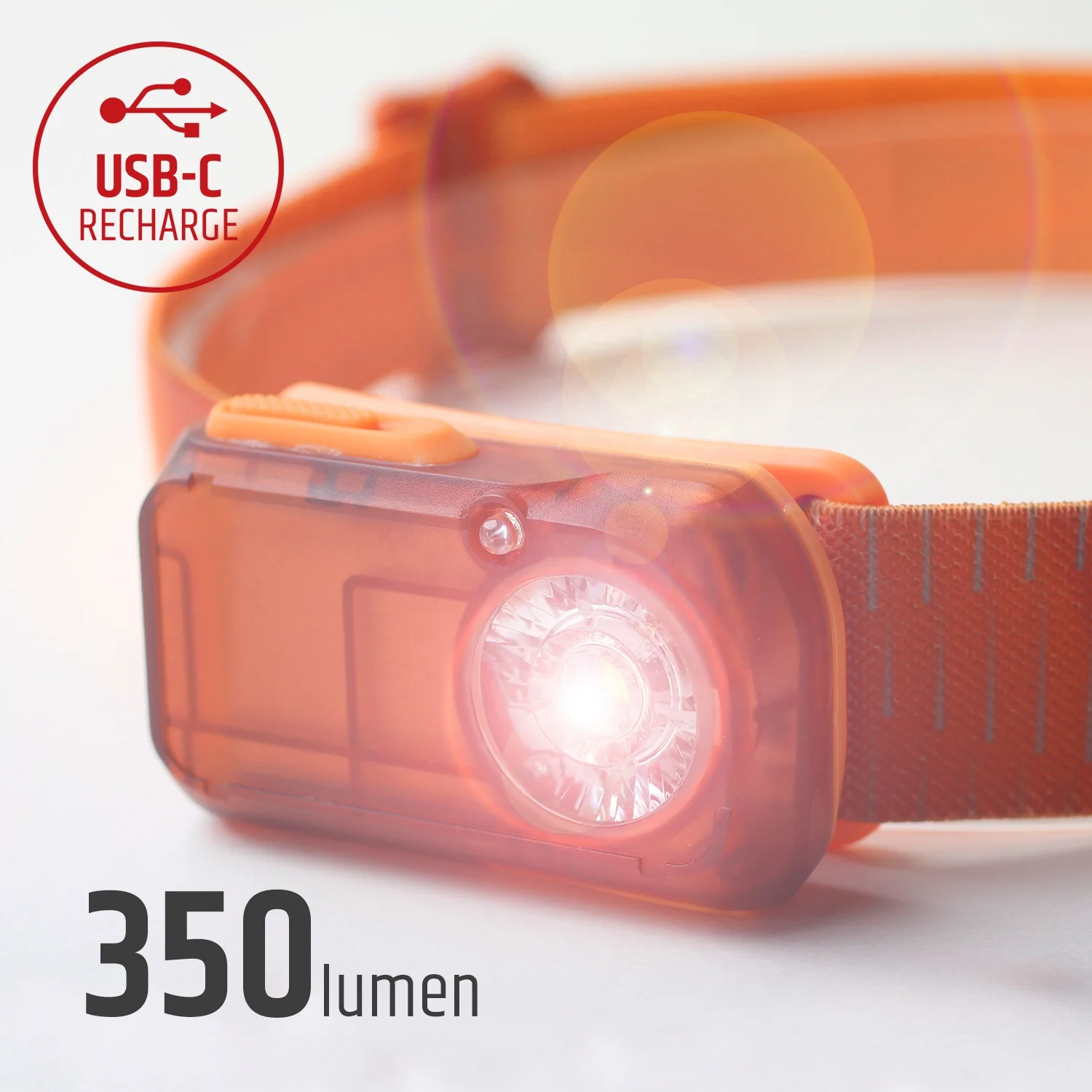 High Quality Head Lamp Type C Coast IPX5 water resistance Lightbar For Adult Rechargeable Headlamp