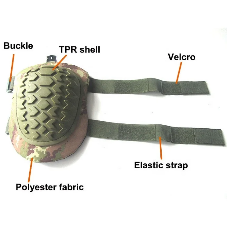 Hot Sale 600D Polyester EVA foam Protective Tactical Paintball Knee Pads Airsoft Knee Elbow Guards Surfing Knee Pads