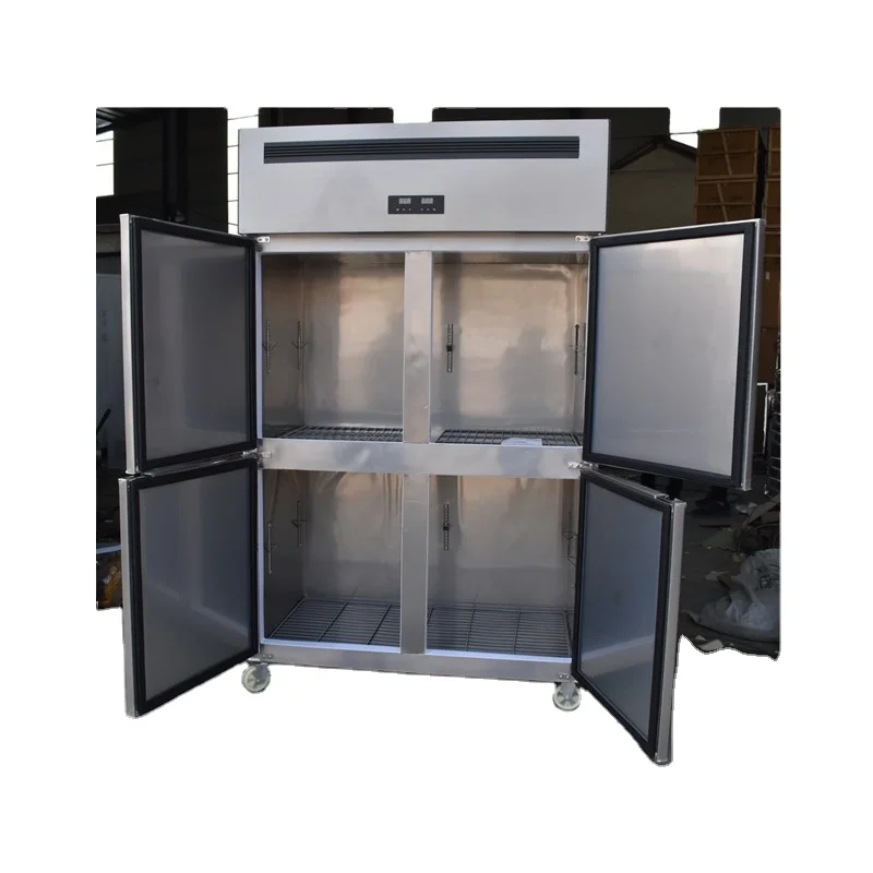 Wholesale Factory Direct Sale Commercial Kitchen Restaurant Counter Stainless-steel Freezer Kitchen Fridge