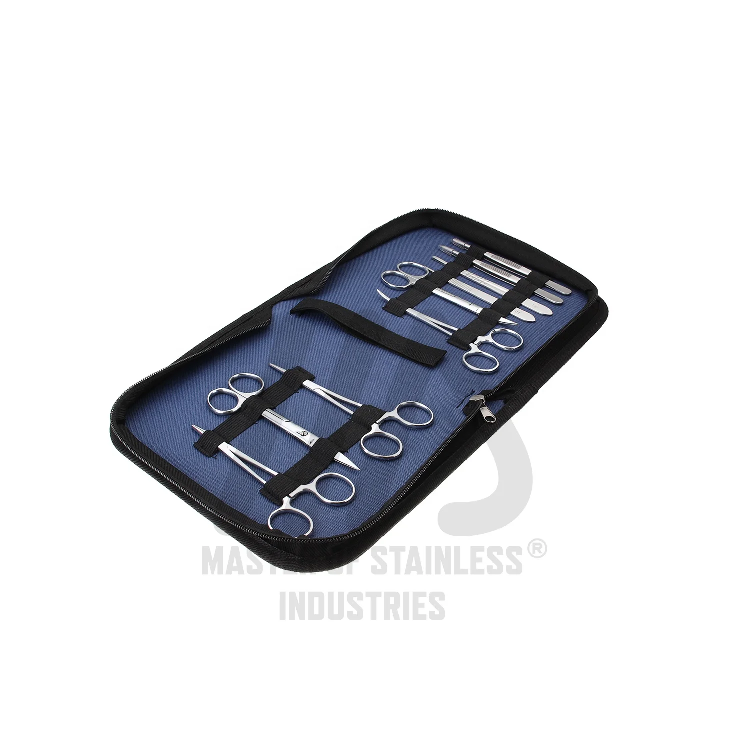 Surgery kit Minor Surgery Set Surgical Instruments Kit Stainless Steel with Case 12 pcs By Master of Stainless Steel Industry CE