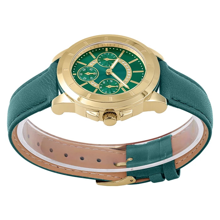 Luxury women stainless steel  fashion quartz wrist watch custom logo multi-function quartz watches