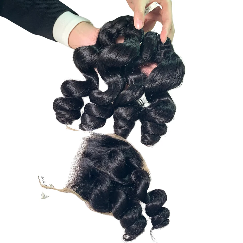 High Quality Cheap Price Raw Loose Wavy Natural Color 100% Raw Natural Vietnamese Human Hair Curly Wholesale Price High Quality