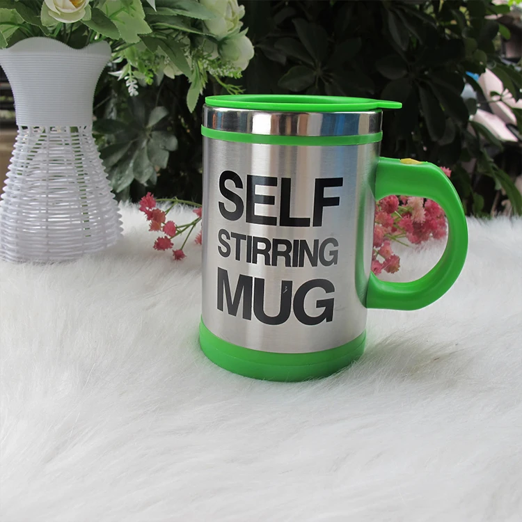 High Quality Customized Heating Portable Hot Self Mug Drinking Automatic Stirring Coffee Cup