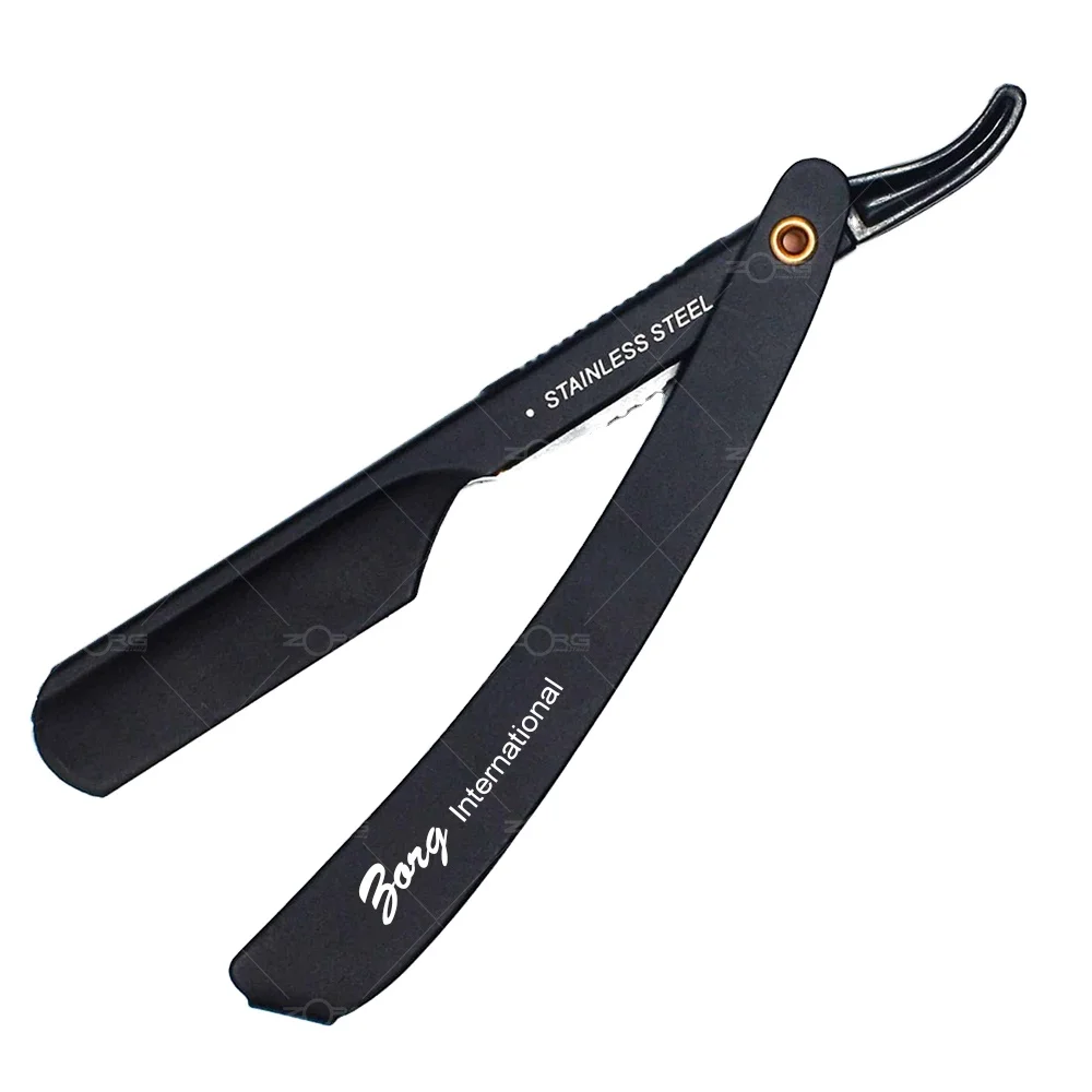 Stainless Steel Straight Edge Barber Shaving Razor Blade for Close Shaving Men Replaceable Blades 2023