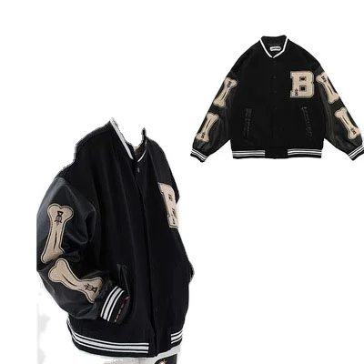 Мужская одежда унисекс с вышивкой, Бейсбольные мужские большие нашивки для курток