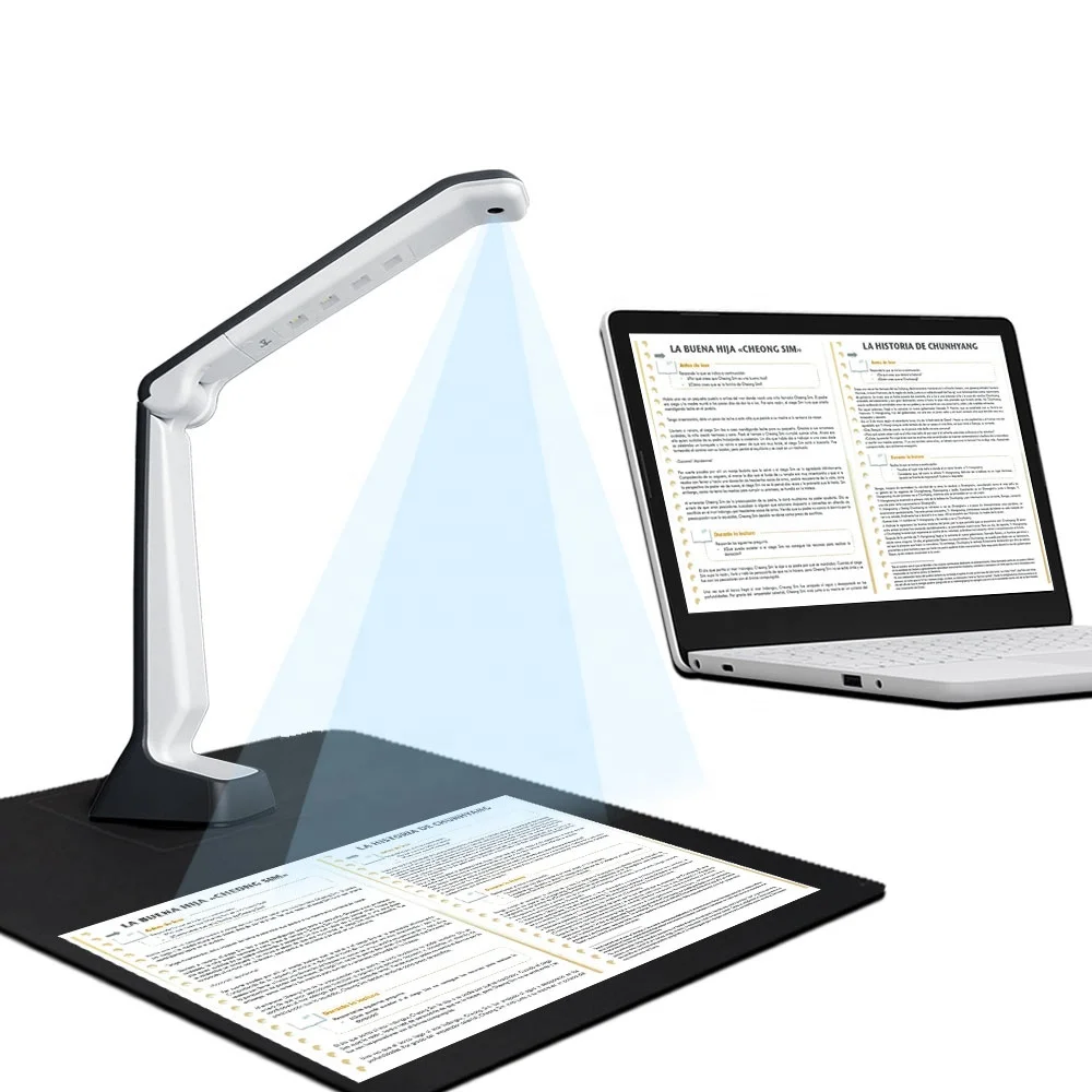 Teaching equipment OCR function document scanner a4 visualizer presenter video presentation equipment