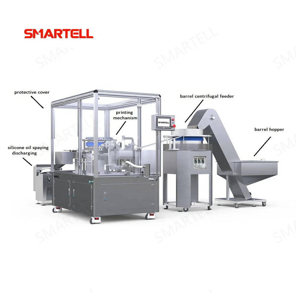 SMARTELL безопасный шприц бочонок автоматическая печатная машина