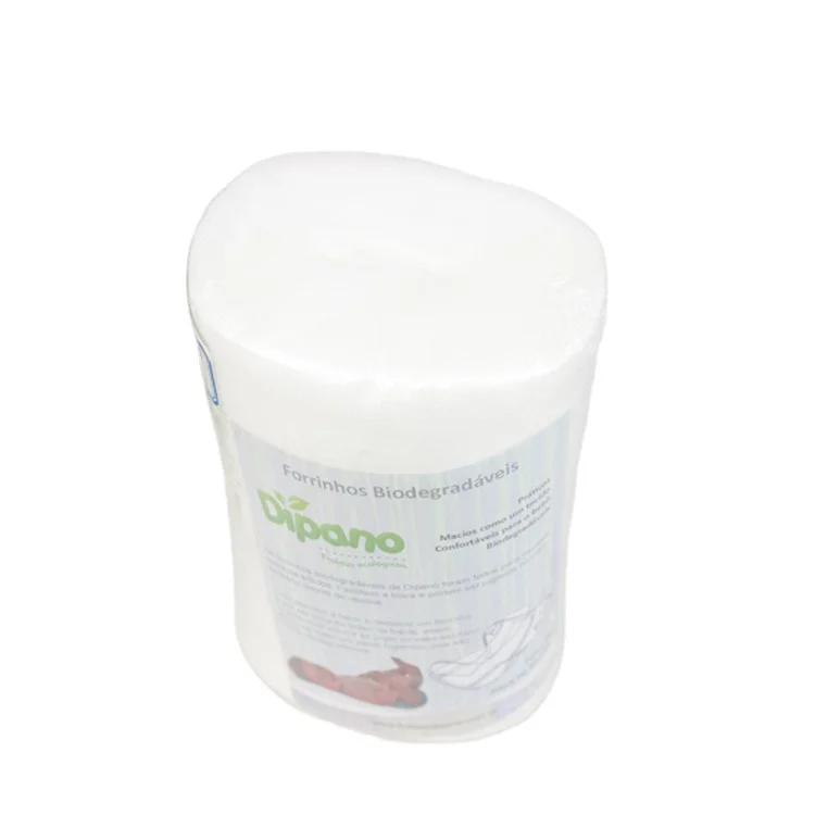 spunlace nonwoven 100% biodegradable flushable cloth diaper