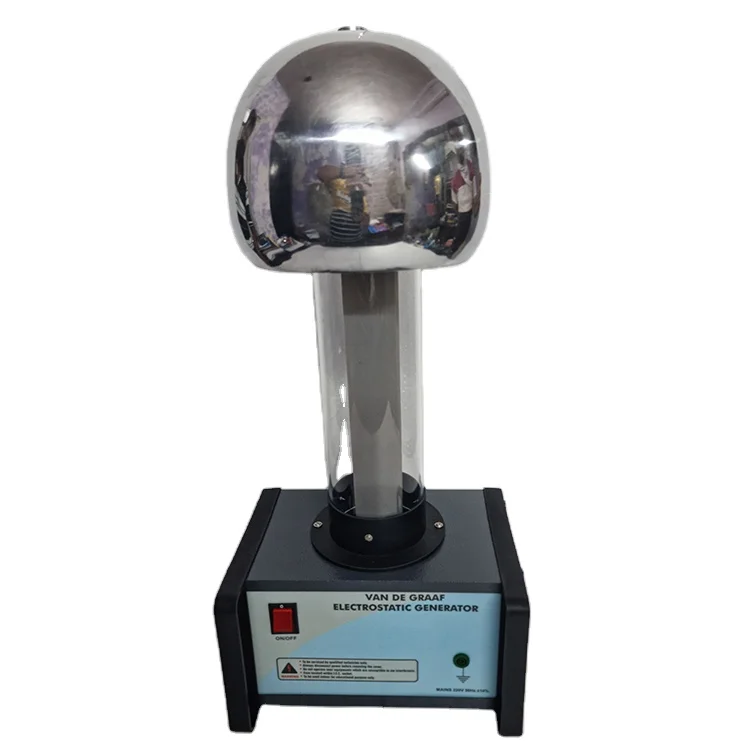 Physics Laboratory Supplies Teaching Purpose Motor Driven Use Van De Graaff Electrostatic Generator Schools for Sale