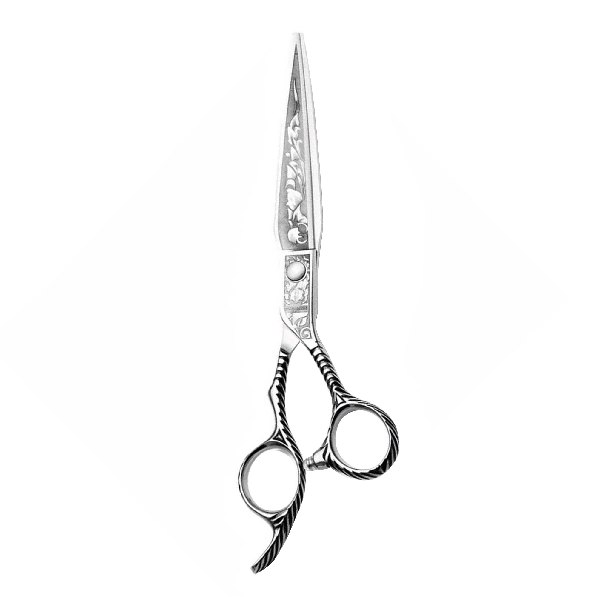 Private Logo Salon And Beauty Parlor Use Barber Hair Dressing Scissors Custom Made Best Barber Hair Cut Shape Scissors