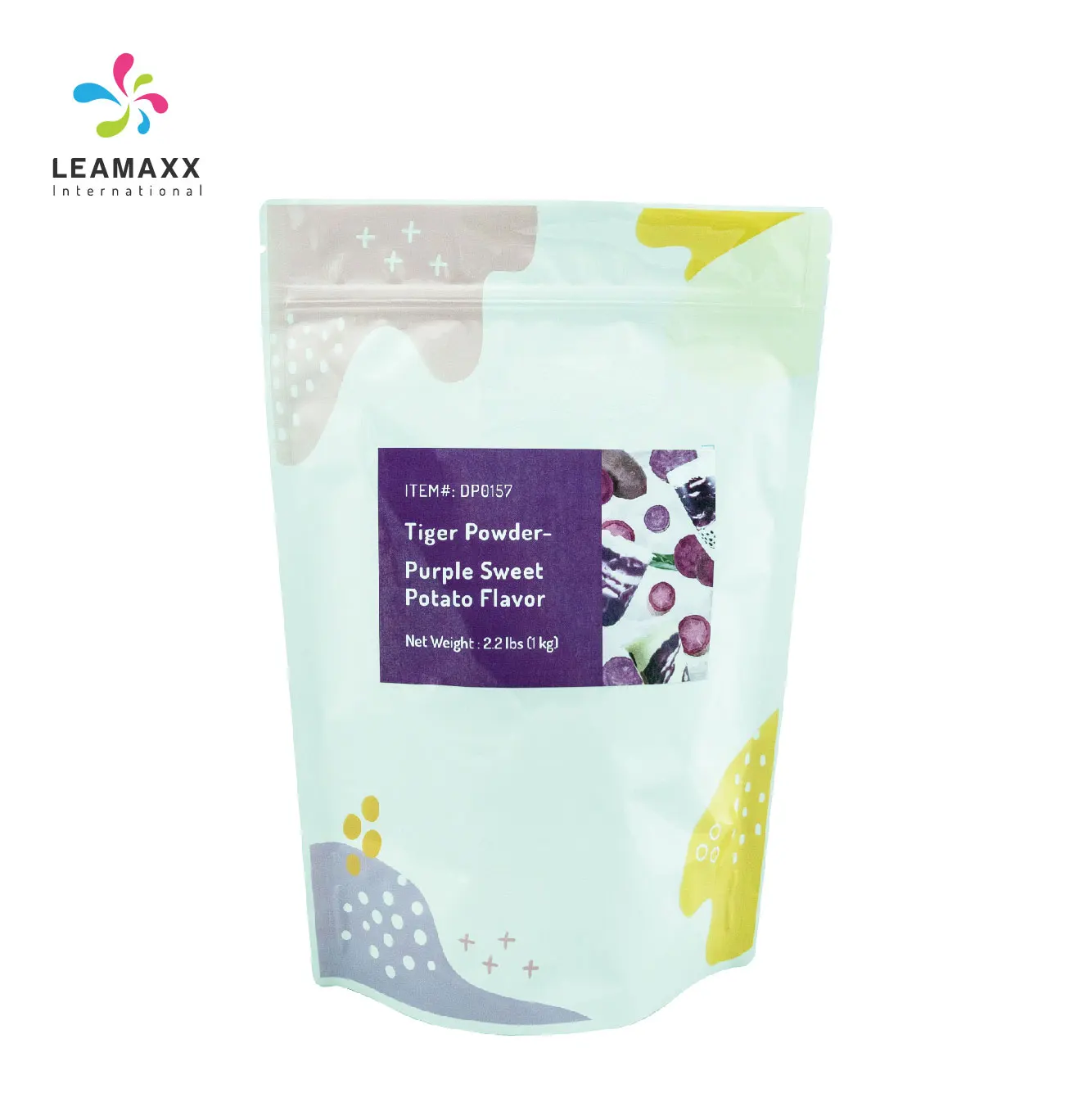 Тайваньский пузырьковый молочный чай сырье тигровый порошок-фиолетовый сладкий картофель