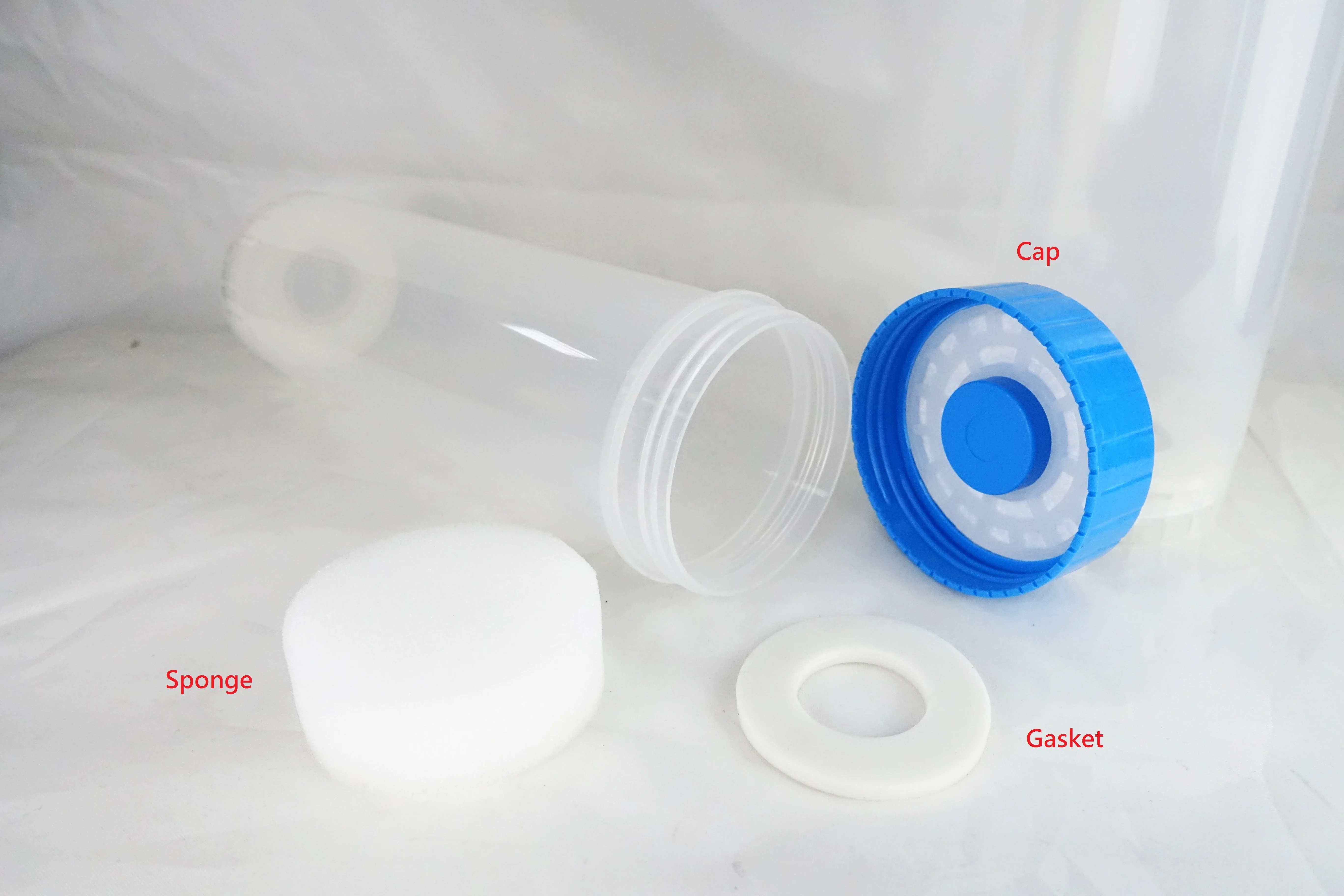 10 inch Empty Water Filter Cartridge for water filtration refillable canister parts