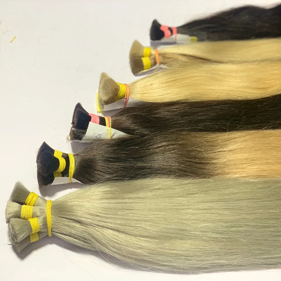 9A Factory price bulk human hair from VietNam.Unprocessed 100%Human Virgin  Wholesale Top Indian Hair BulK