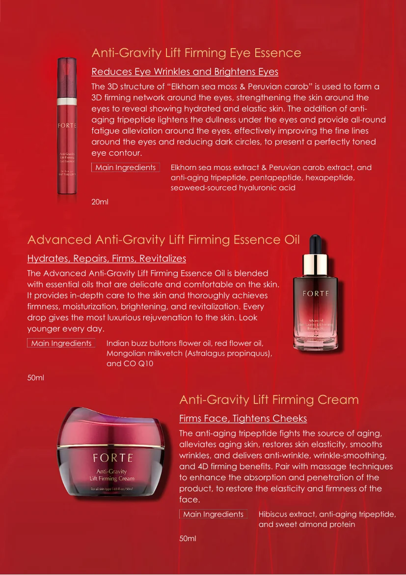 Hot Sales Face Care products-Anti-Gravity Lift Firming Essence Oil