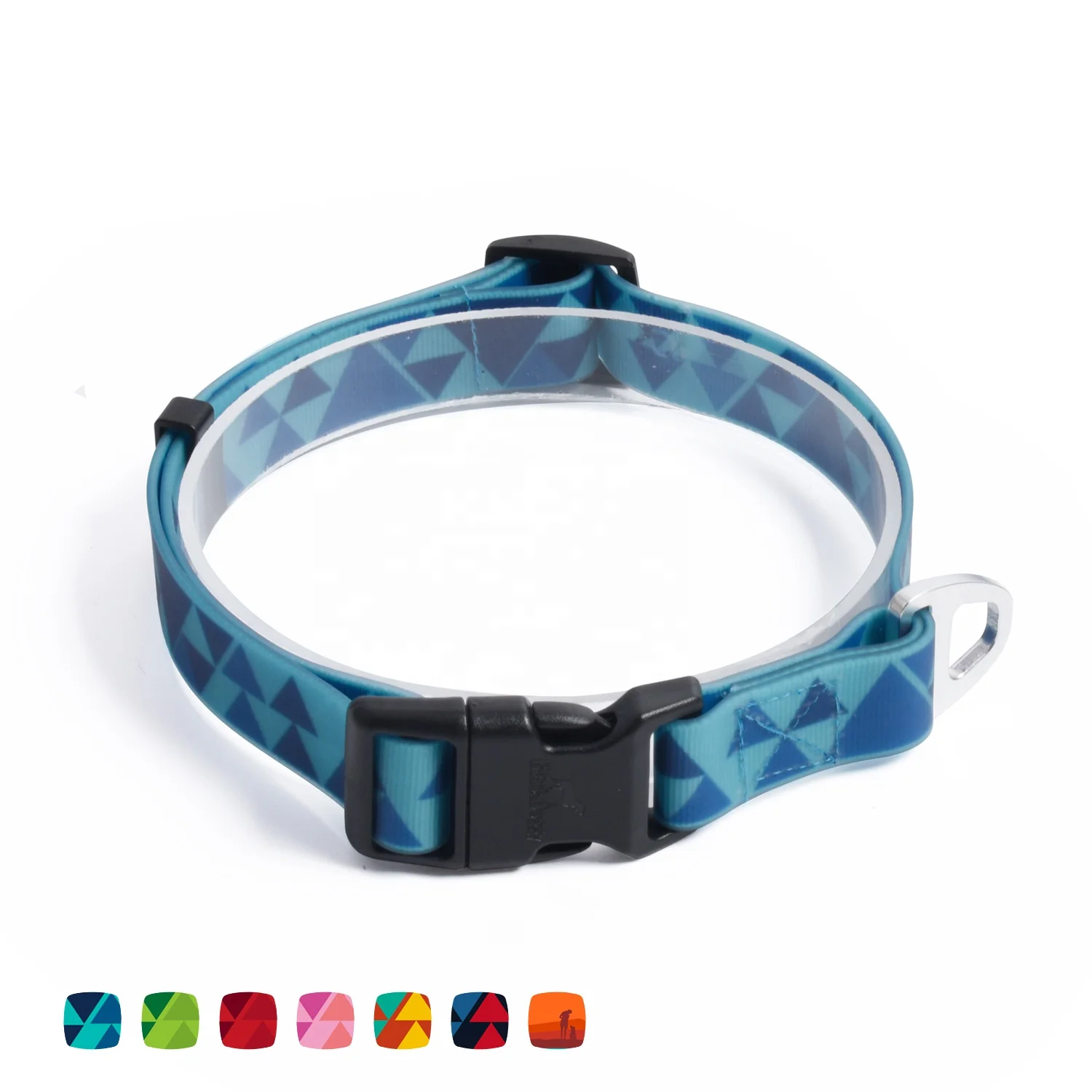 personalized logo metal buckle luxury adjustable waterproof training pet dog collar set accessories