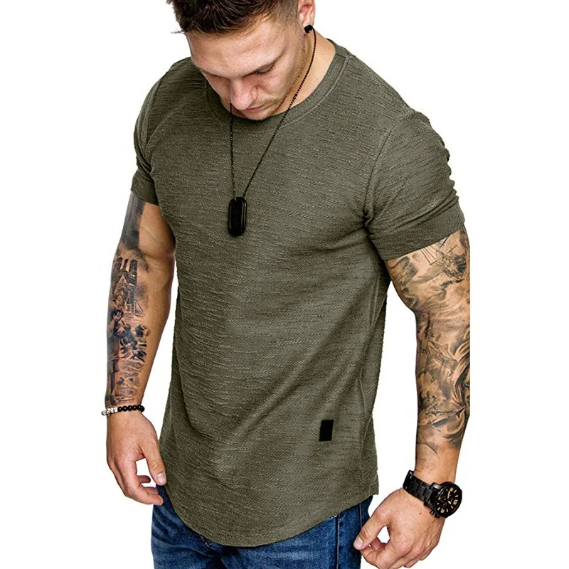 Oem Wholesale Custom Male Workout Gymwear Bulk Quick Dry Sport Fitness Men Running Athletic TShirts