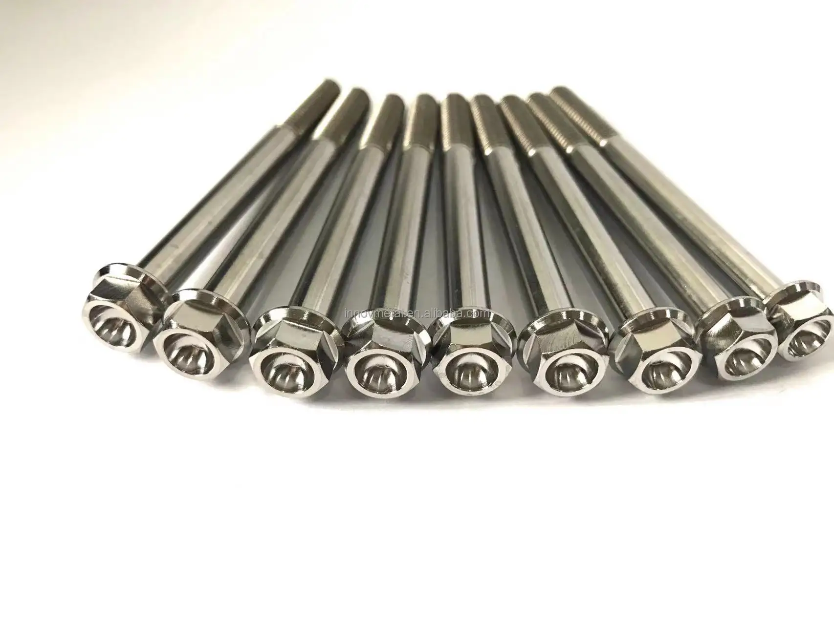 M5 M6 M8 M10 M12 Titanium Hex Flange Bolt