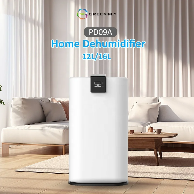 JJPRO GREENFLY 2024 newest hot sale home dehumidifier 12L 16L  CE ROHS OEM ODM portable air dehumidifier for home
