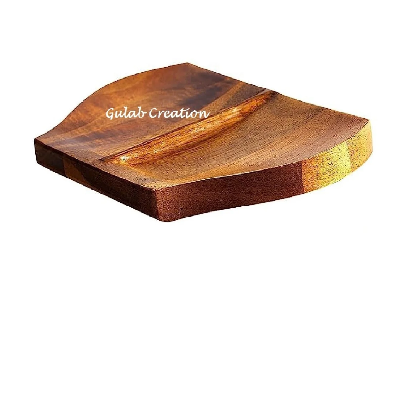 New Acacia Wood Spoon Rest for Stove Top Double Spoon Holder Kitchen Counter Cooking Spoon Rests Heat-Resistant Spatula Rest