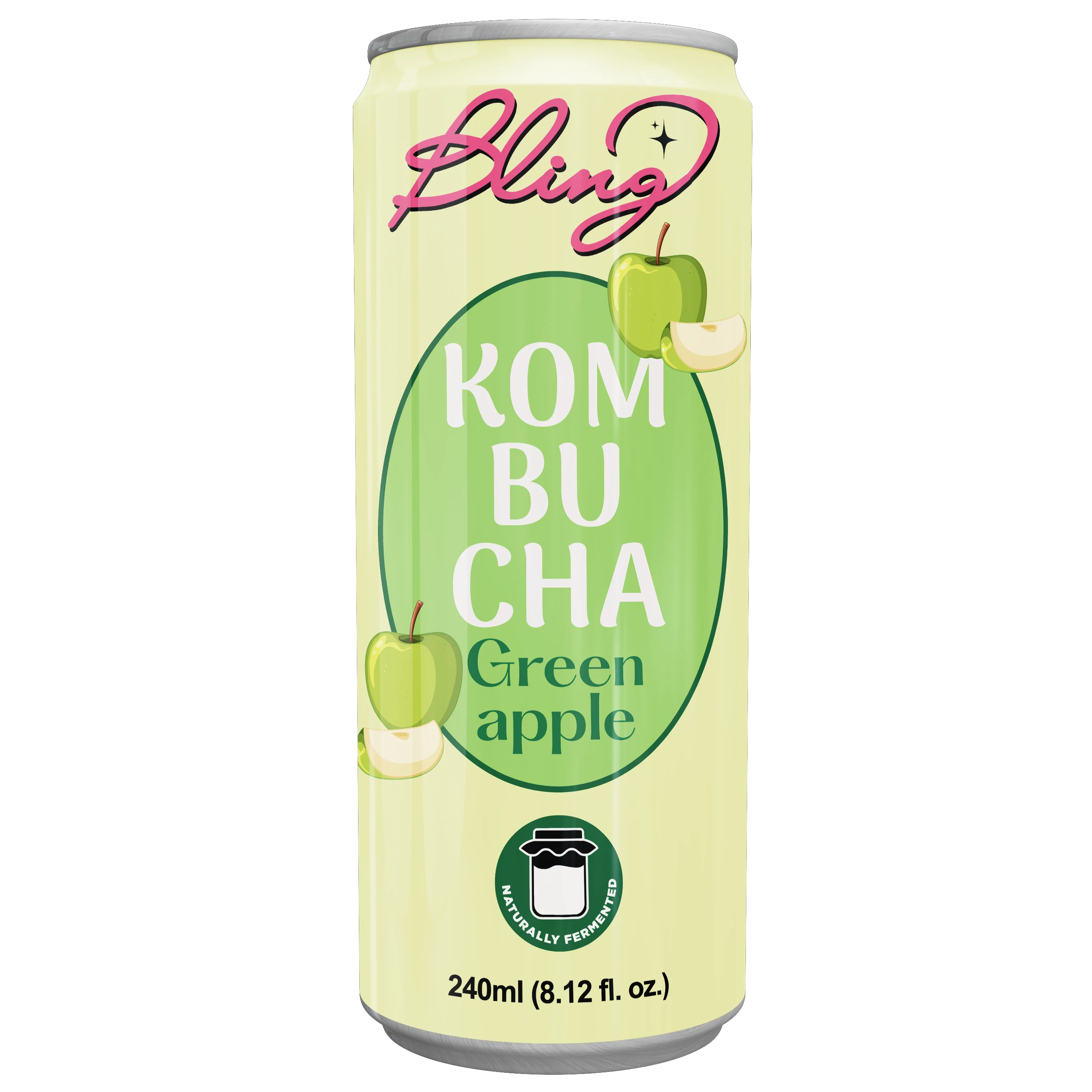 Натуральный напиток чайного гриба с манго гуава ананас персик со вкусом яблока алоэ вера и сахара 250 мл/330 мл OEM/ODM бренд