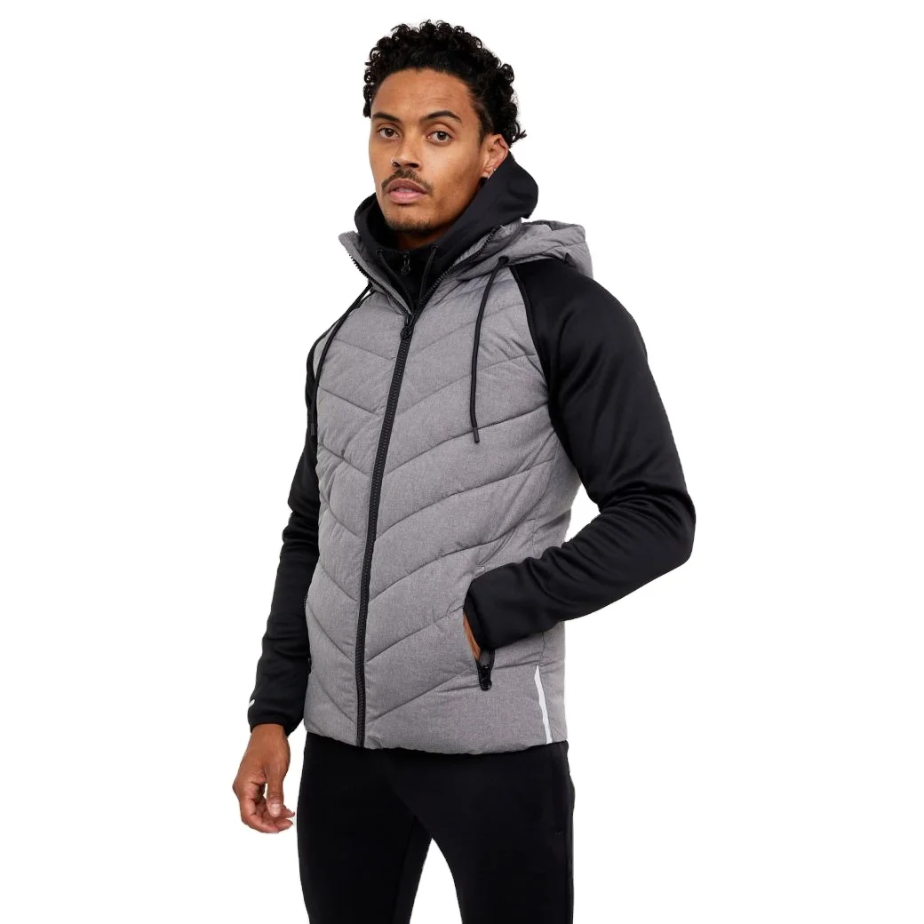 Высококачественная зимняя теплая плотная однотонная мужская парка с капюшоном Повседневная мужская приталенная куртка на молнии с карманами